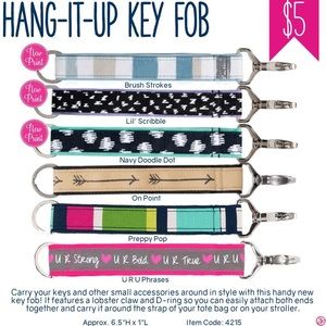 One Vintage ThirtyOne Key Chain